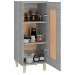 Ντουλάπι Γκρι Sonoma 34,5x34x90 εκ. από Επεξεργασμένο Ξύλο