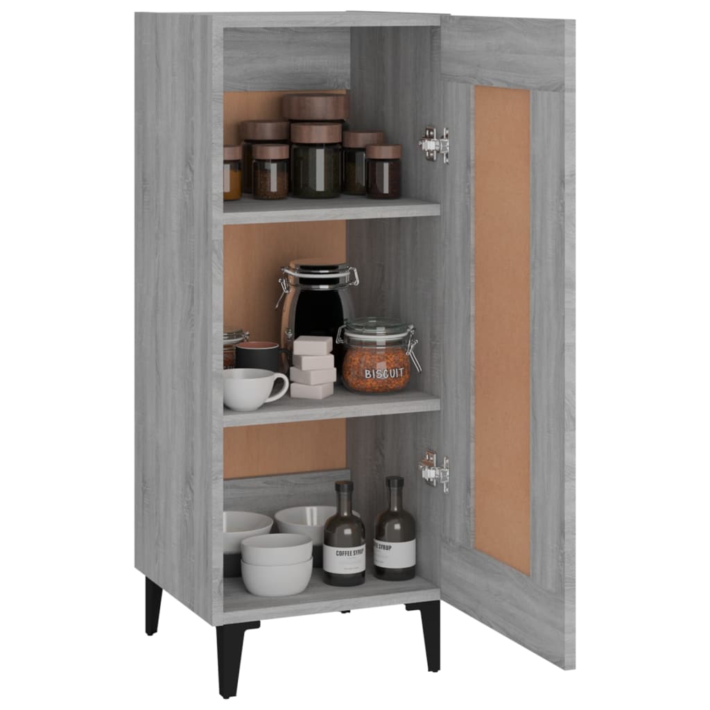 Ντουλάπι Γκρι Sonoma 34,5x34x90 εκ. από Επεξεργασμένο Ξύλο