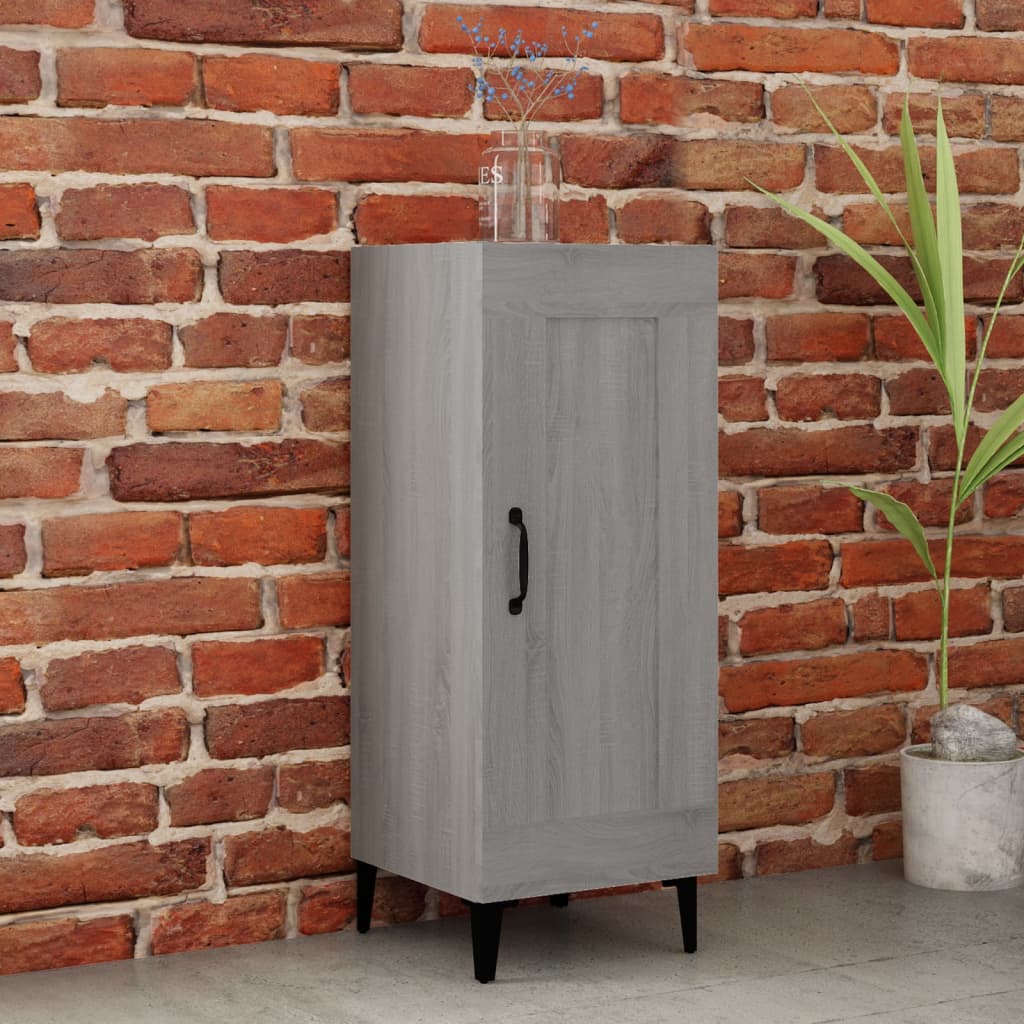 Ντουλάπι Γκρι Sonoma 34,5x34x90 εκ. από Επεξεργασμένο Ξύλο