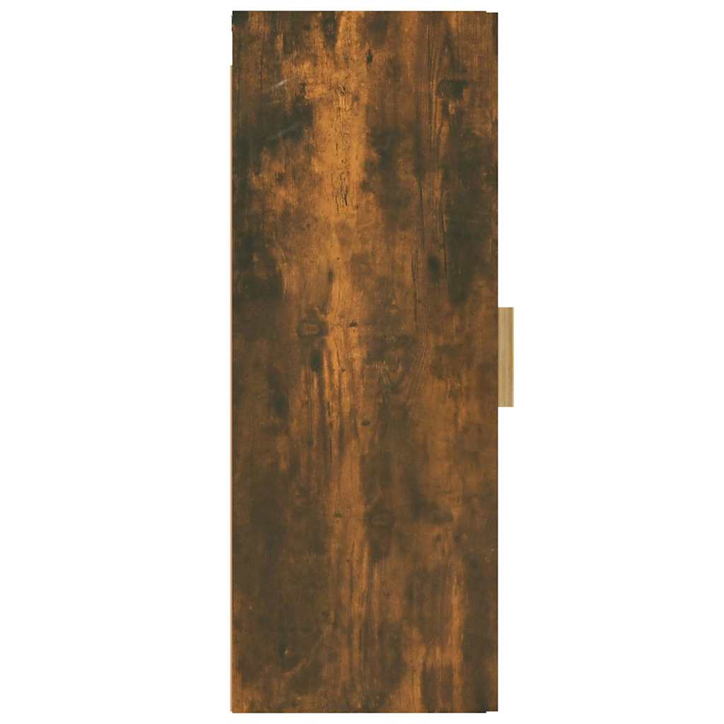 Ντουλάπι Τοίχου Καπνιστή δρυς 34,5x34x90 εκ. Επεξεργασμένο Ξύλο - Pakobazaar