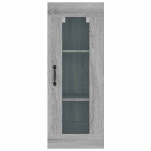 Ντουλάπι Τοίχου Κρεμαστό Γκρι sonoma 34,5x34x90 εκ.