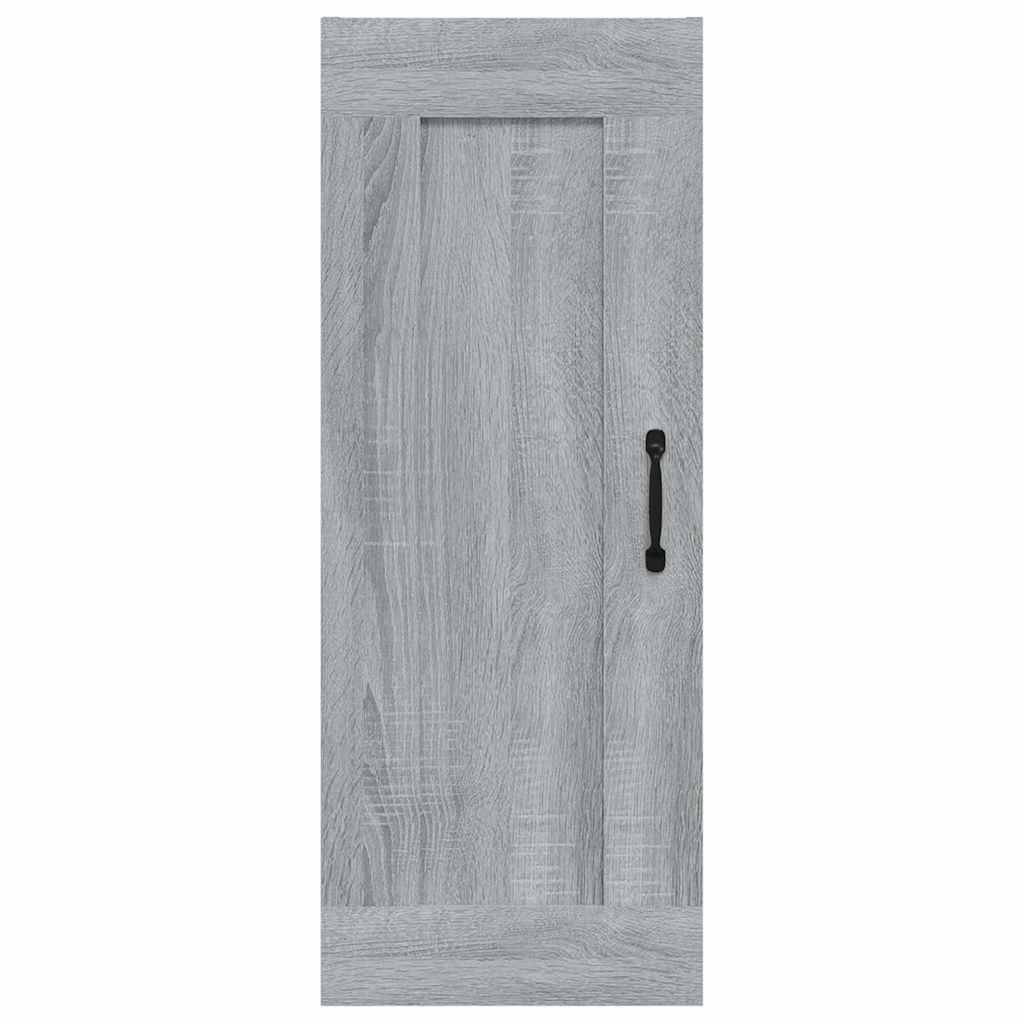 Ντουλάπι Κρεμαστό Γκρι Sonoma 35x34x90 εκ. Επεξεργασμένο Ξύλο