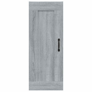 Ντουλάπι Κρεμαστό Γκρι Sonoma 35x34x90 εκ. Επεξεργασμένο Ξύλο