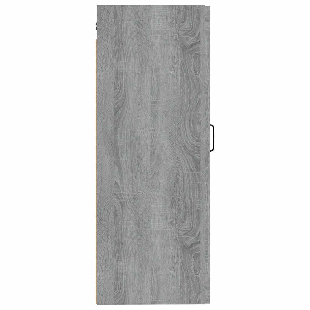 Ντουλάπι Κρεμαστό Γκρι Sonoma 35x34x90 εκ. Επεξεργασμένο Ξύλο