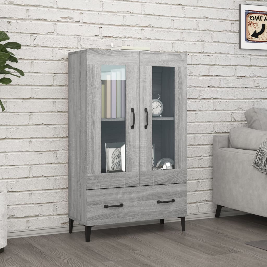 Ντουλάπα Γκρι Sonoma 70 x 31 x 115 εκ. από Επεξεργασμένο Ξύλο