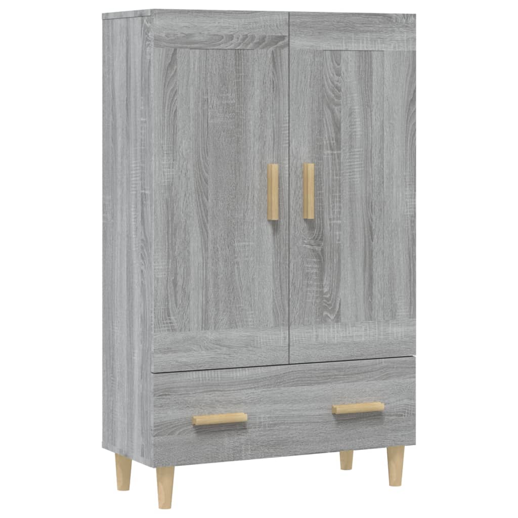 Ντουλάπα Γκρι Sonoma 70 x 31 x 115 εκ. από Επεξεργασμένο Ξύλο - Pakobazaar