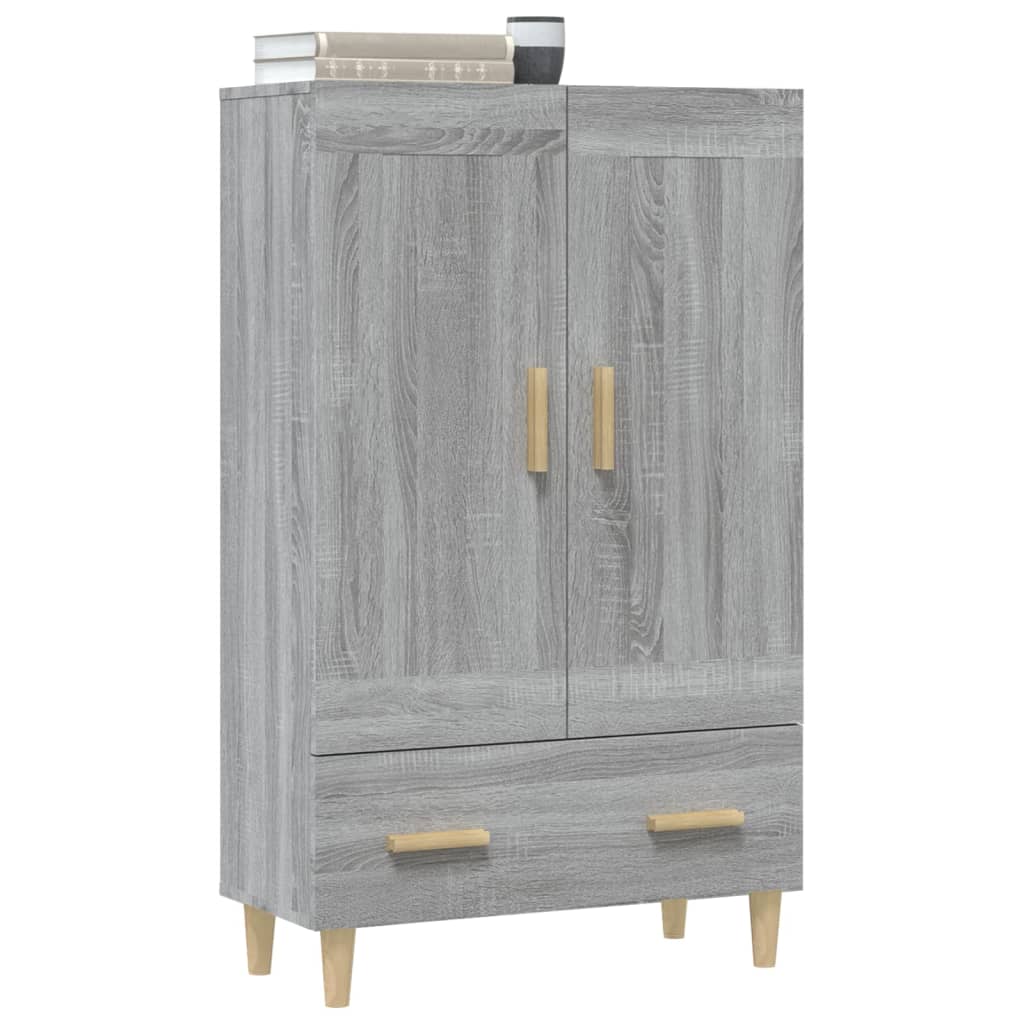 Ντουλάπα Γκρι Sonoma 70 x 31 x 115 εκ. από Επεξεργασμένο Ξύλο - Pakobazaar