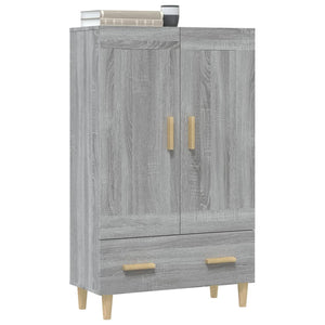 Ντουλάπα Γκρι Sonoma 70 x 31 x 115 εκ. από Επεξεργασμένο Ξύλο - Pakobazaar