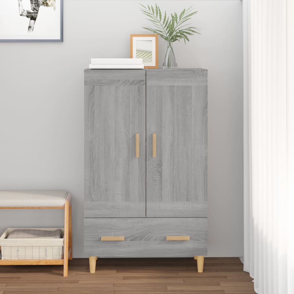 Ντουλάπα Γκρι Sonoma 70 x 31 x 115 εκ. από Επεξεργασμένο Ξύλο - Pakobazaar