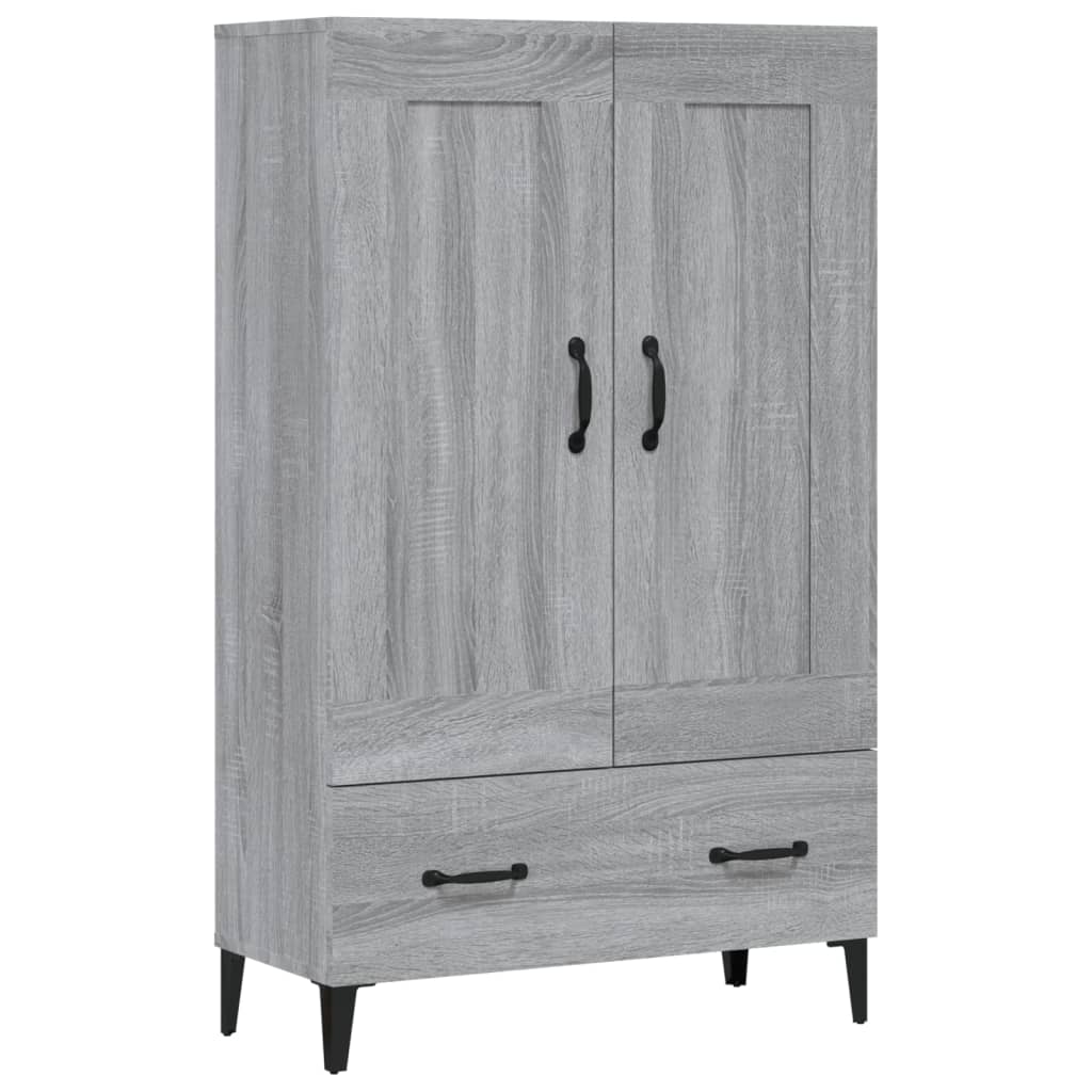 Ντουλάπα Γκρι Sonoma 70 x 31 x 115 εκ. από Επεξεργασμένο Ξύλο - Pakobazaar