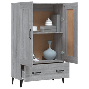 Ντουλάπα Γκρι Sonoma 70 x 31 x 115 εκ. από Επεξεργασμένο Ξύλο - Pakobazaar