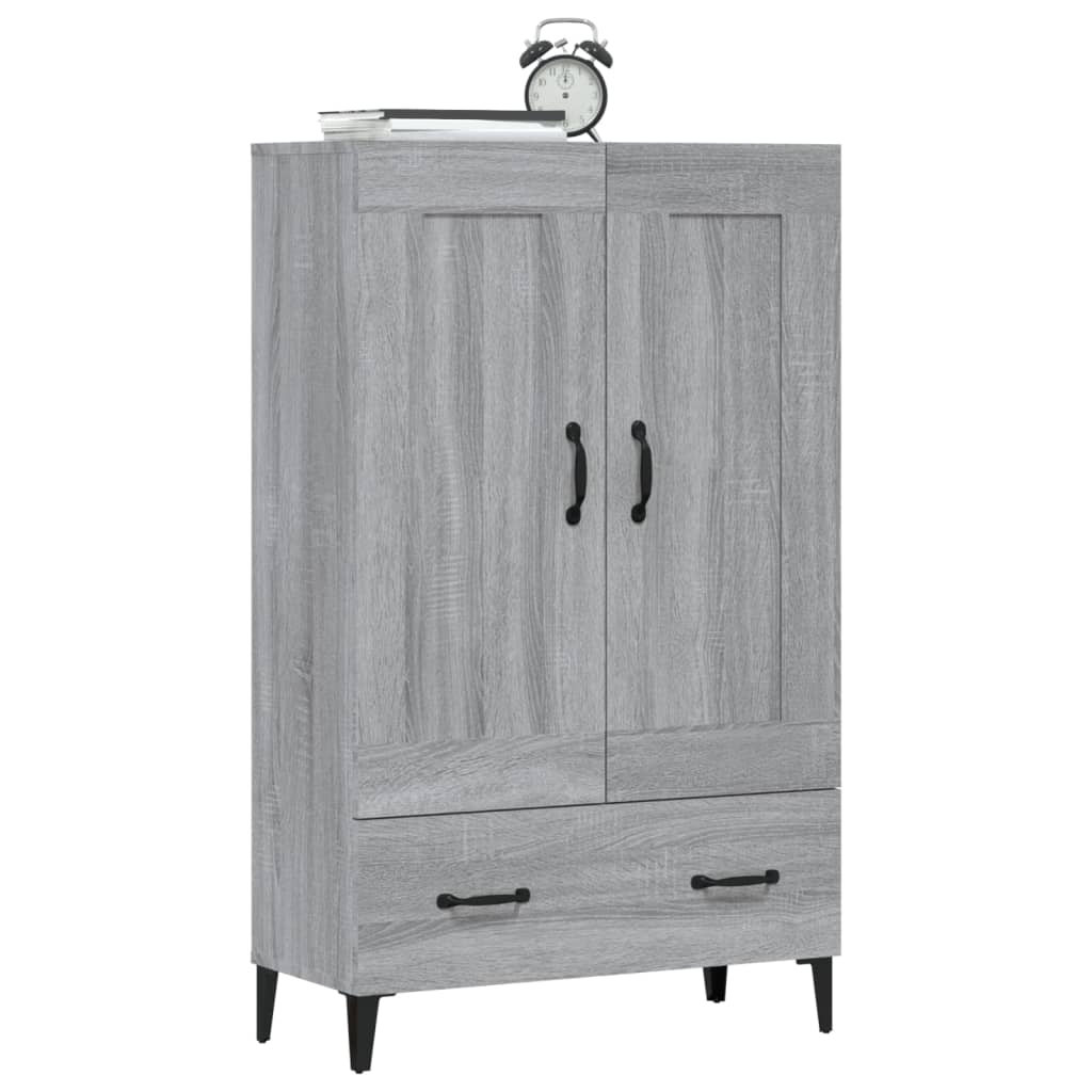 Ντουλάπα Γκρι Sonoma 70 x 31 x 115 εκ. από Επεξεργασμένο Ξύλο - Pakobazaar