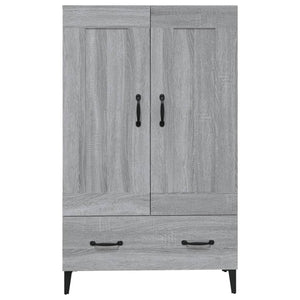Ντουλάπα Γκρι Sonoma 70 x 31 x 115 εκ. από Επεξεργασμένο Ξύλο - Pakobazaar