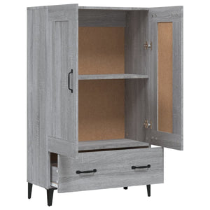 Ντουλάπα Γκρι Sonoma 70 x 31 x 115 εκ. από Επεξεργασμένο Ξύλο - Pakobazaar