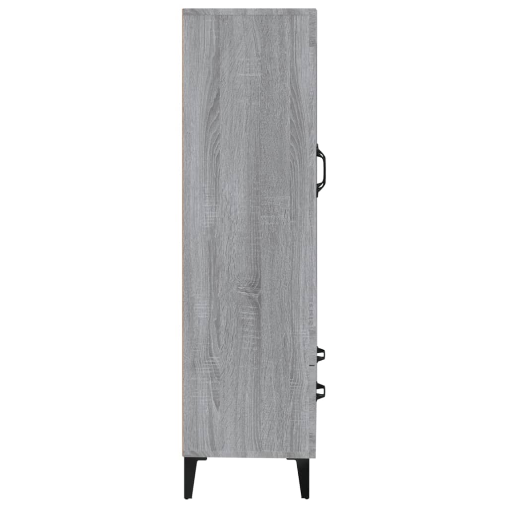 Ντουλάπα Γκρι Sonoma 70 x 31 x 115 εκ. από Επεξεργασμένο Ξύλο - Pakobazaar