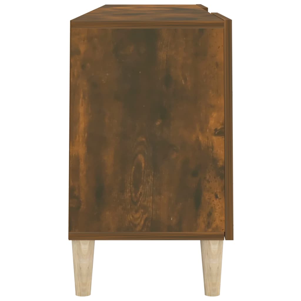 Έπιπλο Τηλεόρασης Καπνιστή Δρυς 150x30x50 εκ. Επεξ. Ξύλο