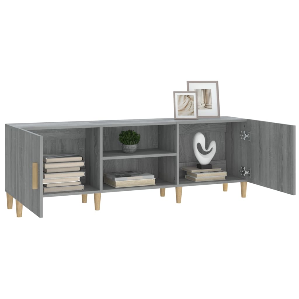 Έπιπλο Τηλεόρασης Γκρι Sonoma 150x30x50 εκ. από Επεξεργ. Ξύλο - Pakobazaar