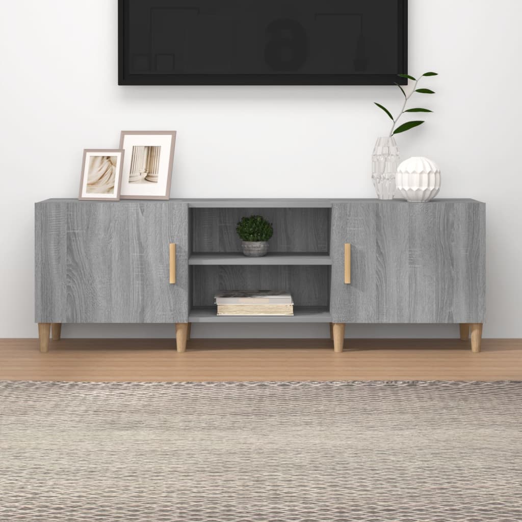 Έπιπλο Τηλεόρασης Γκρι Sonoma 150x30x50 εκ. από Επεξεργ. Ξύλο - Pakobazaar
