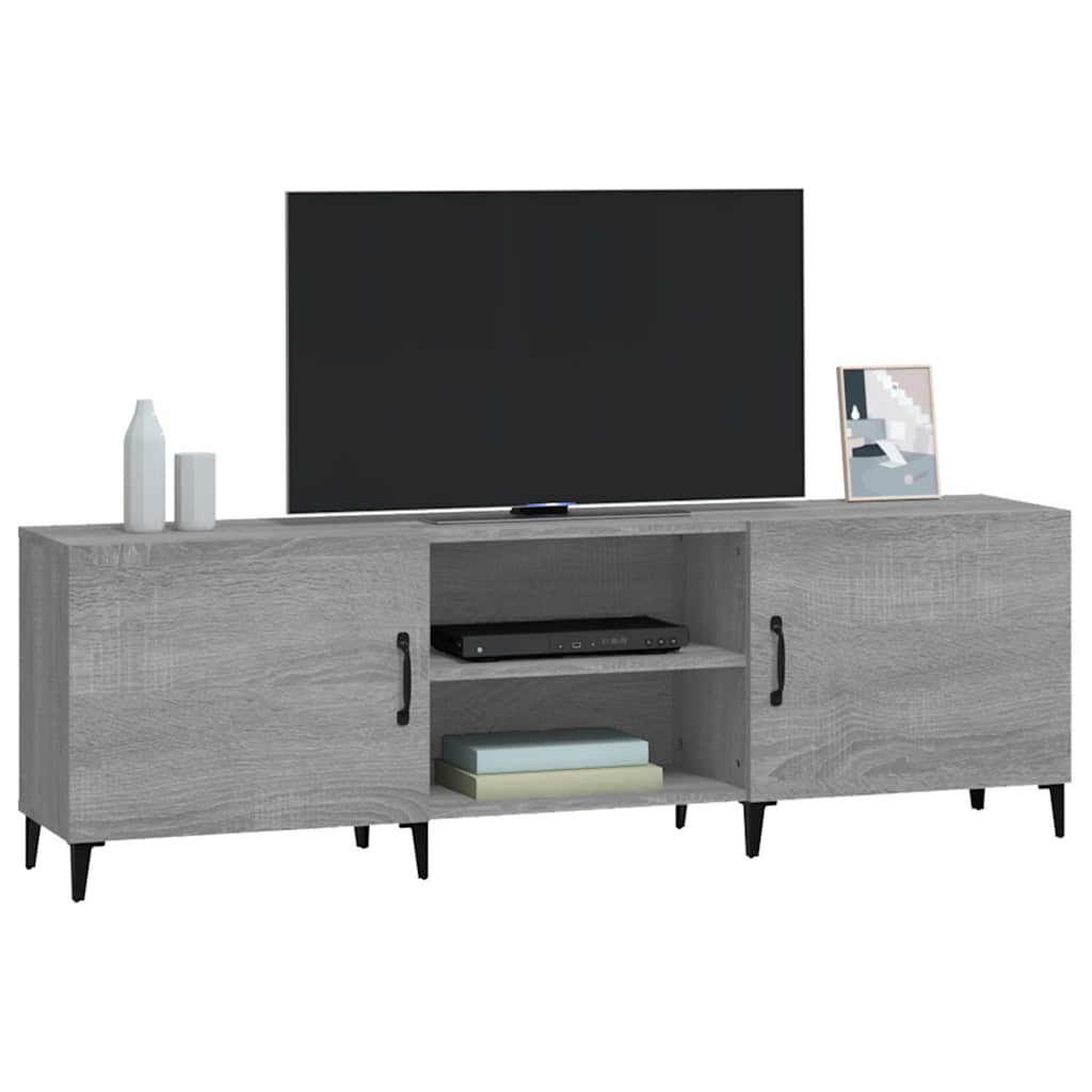 Έπιπλο Τηλεόρασης Γκρι Sonoma 150x30x50 εκ. από Επεξεργ. Ξύλο - Pakobazaar