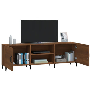 Έπιπλο Τηλεόρασης Καφέ Δρυς 150x30x50 εκ. Επεξ. Ξύλο - Pakobazaar