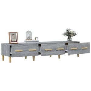 Έπιπλο Τηλεόρασης Γκρι Sonoma 150x34,5x30εκ. Επεξεργασμένο Ξύλο - Pakobazaar