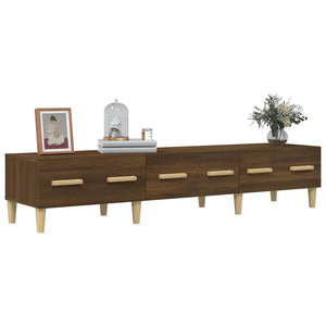 Έπιπλο Τηλεόρασης Καφέ Δρυς 150x34,5x30 εκ. Επεξεργασμένο Ξύλο