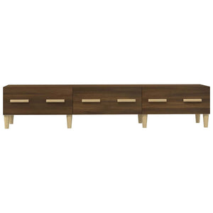 Έπιπλο Τηλεόρασης Καφέ Δρυς 150x34,5x30 εκ. Επεξεργασμένο Ξύλο