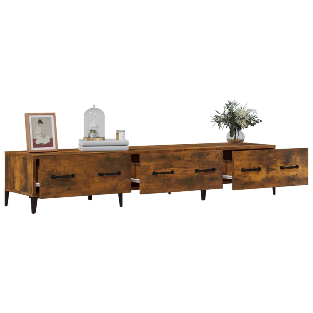 Έπιπλο Τηλεόρασης Καπνιστή Δρυς 150x34,5x30 εκ. Επεξεργ. Ξύλο