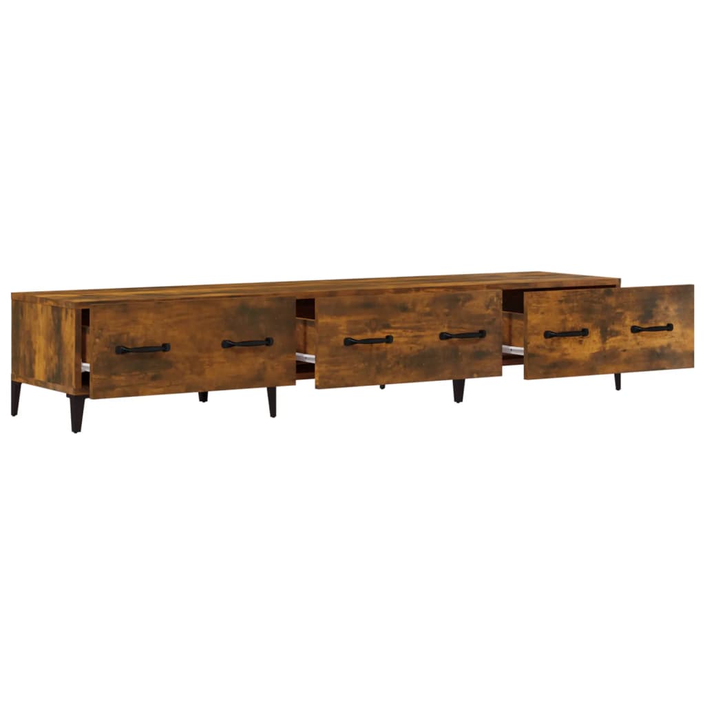 Έπιπλο Τηλεόρασης Καπνιστή Δρυς 150x34,5x30 εκ. Επεξεργ. Ξύλο