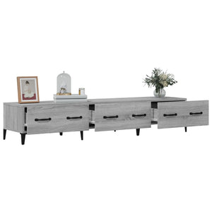 Έπιπλο Τηλεόρασης Γκρι Sonoma 150x34,5x30εκ. Επεξεργασμένο Ξύλο - Pakobazaar