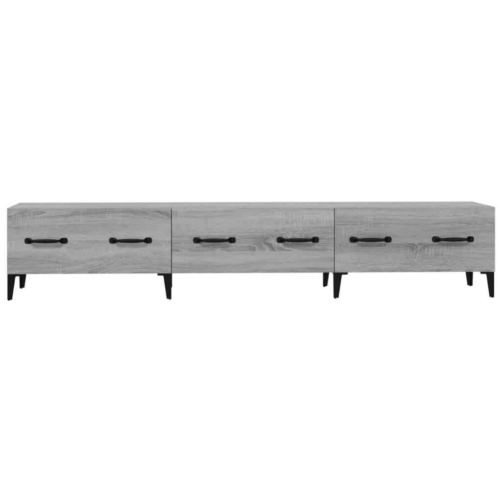 Έπιπλο Τηλεόρασης Γκρι Sonoma 150x34,5x30εκ. Επεξεργασμένο Ξύλο - Pakobazaar