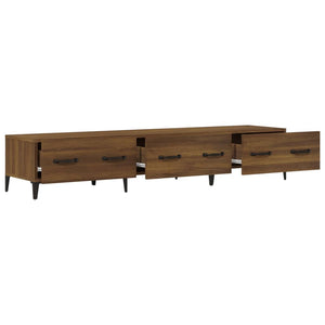 Έπιπλο Τηλεόρασης Καφέ Δρυς 150x34,5x30 εκ. Επεξεργασμένο Ξύλο - Pakobazaar
