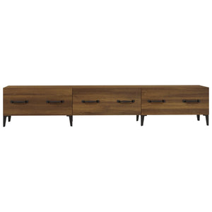 Έπιπλο Τηλεόρασης Καφέ Δρυς 150x34,5x30 εκ. Επεξεργασμένο Ξύλο - Pakobazaar