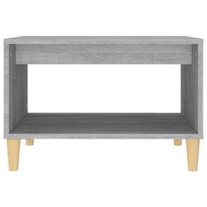 Τραπεζάκι Σαλονιού Γκρι Sonoma 60x50x40 εκ. Επεξεργασμένο Ξύλο