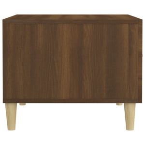 Τραπεζάκια Σαλονιού 2 τεμ Brown Oak 50x50x40 εκ Επεξ. Ξύλο