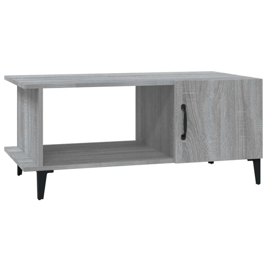 Τραπεζάκι Σαλονιού Γκρι Sonoma 90x50x40 εκ. Επεξεργασμένο Ξύλο