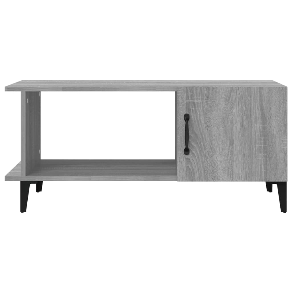 Τραπεζάκι Σαλονιού Γκρι Sonoma 90x50x40 εκ. Επεξεργασμένο Ξύλο