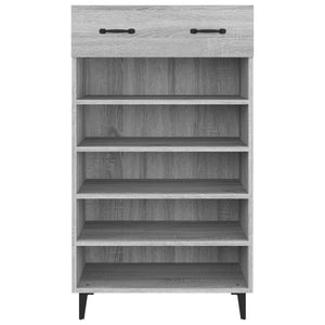 Παπουτσοθήκη Γκρι Sonoma 60x35x105 εκ. από Επεξεργασμένο Ξύλο