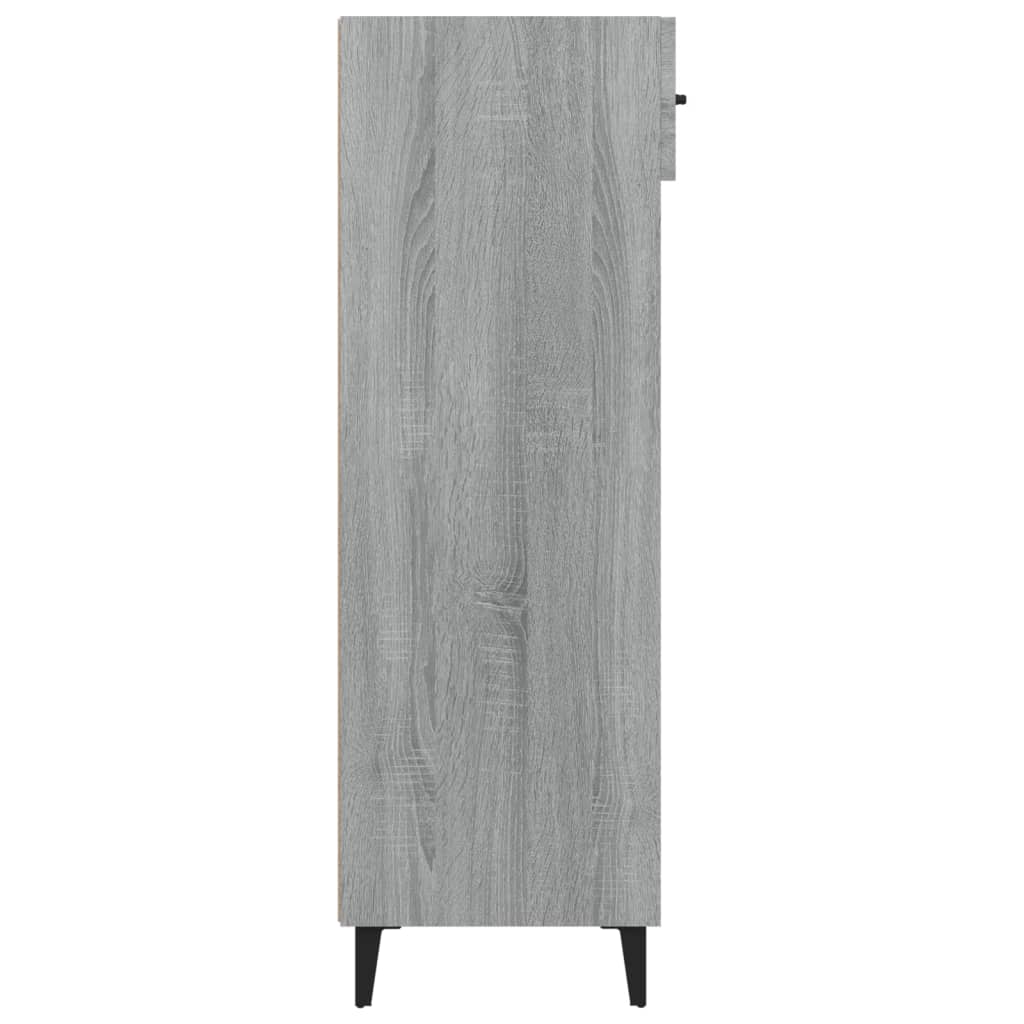 Παπουτσοθήκη Γκρι Sonoma 60x35x105 εκ. από Επεξεργασμένο Ξύλο