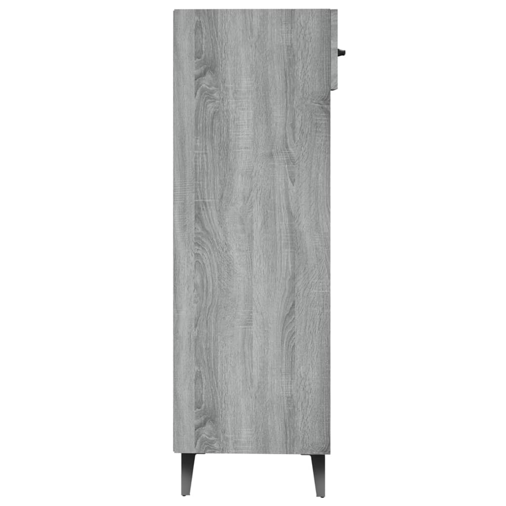 Παπουτσοθήκη Γκρι Sonoma 30x35x105 εκ. από Επεξεργασμένο Ξύλο - Pakobazaar