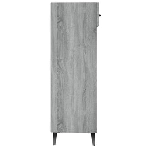 Παπουτσοθήκη Γκρι Sonoma 30x35x105 εκ. από Επεξεργασμένο Ξύλο - Pakobazaar