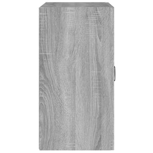 Ντουλάπι Τοίχου Γκρι Sonoma 60x31x60εκ. Επεξεργασμένο Ξύλο