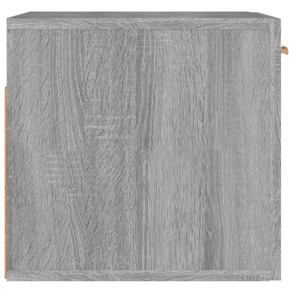 Ντουλάπι Τοίχου Γκρι Sonoma 80x35x36,5 εκ. Επεξεργασμένο Ξύλο - Pakobazaar