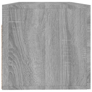 Ντουλάπι Τοίχου Γκρι Sonoma 100x36,5x35 εκ. Επεξεργασμένο Ξύλο