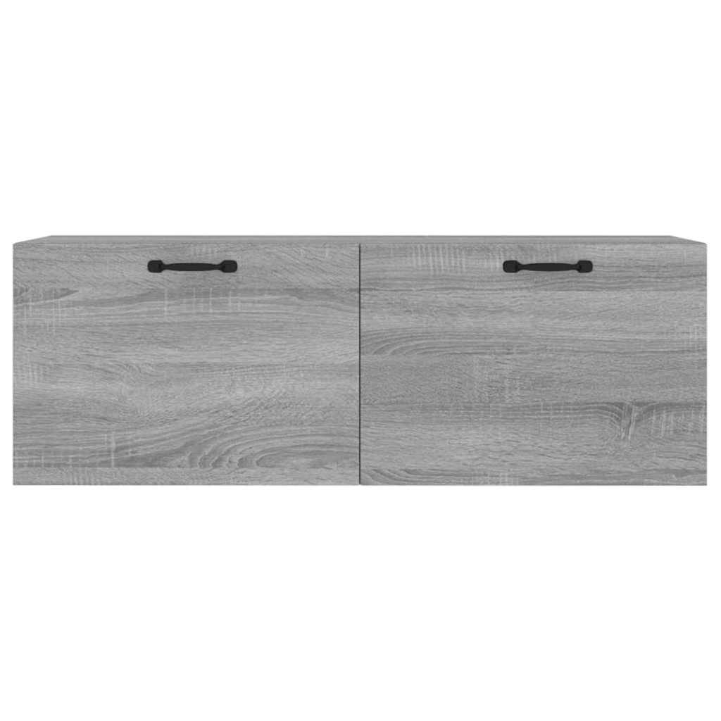 Ντουλάπι Τοίχου Γκρι Sonoma 100x36,5x35 εκ. Επεξεργασμένο Ξύλο - Pakobazaar