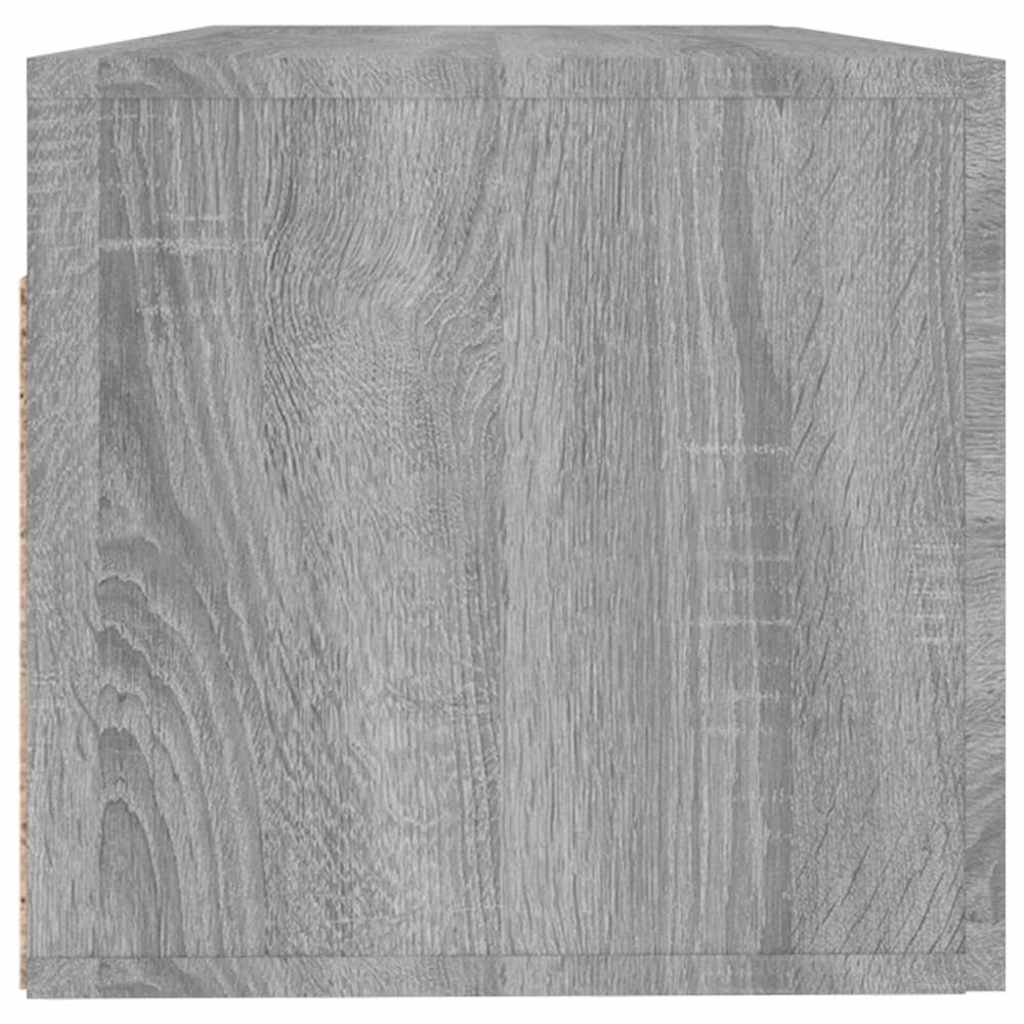 Ντουλάπι Τοίχου Γκρι Sonoma 100x36,5x35 εκ. Επεξεργασμένο Ξύλο - Pakobazaar