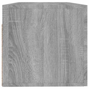 Ντουλάπι Τοίχου Γκρι Sonoma 100x36,5x35 εκ. Επεξεργασμένο Ξύλο - Pakobazaar