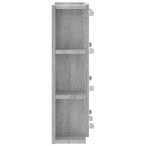 Έπιπλο Καθρέπτη με LED Γκρι Sonoma 70x16,5x60 εκ. - Pakobazaar