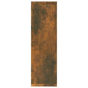 Ραφιέρα Τοίχου Καπνιστή Δρυς 85x16x52,5 εκ. Επεξεργασμένο Ξύλο - Pakobazaar