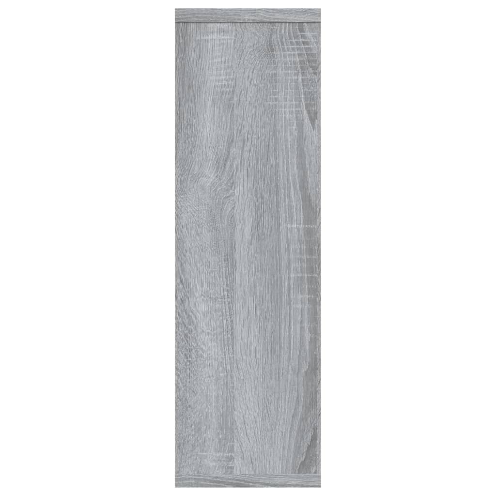 Ραφιέρα Τοίχου Γκρι Sonoma 85x16x52,5 εκ. Επεξεργασμένο Ξύλο - Pakobazaar